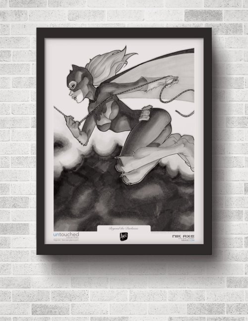 Batgirl Art Print Batman DC Comics Beyond the Darkness Hanging On Wall